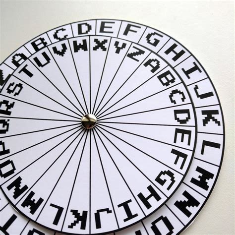 Printable Spy Decoder Wheel